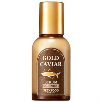 Восстанавливающая сыворотка с икрой и золотом Skinfood Gold Caviar Serum Wrinkle Care